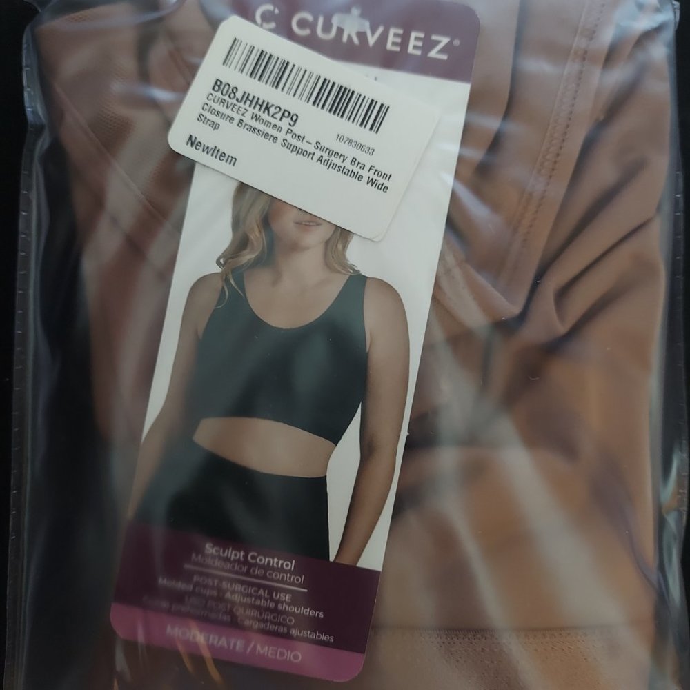 Curveez front-closure bra post-surgery / shapewear